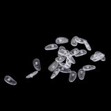 Maxbell 6x25 Pairs S09 Screw in Silicone Eyeglass Sunglass Nose Pads