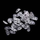 Maxbell 20x25 Pairs S09 Screw in Silicone Eyeglass Sunglass Nose Pads