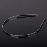 Maxbell 4x 10pcs 4-size 3mm- 7mm Blank Plain DIY Headbands Hair Band accessory