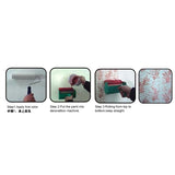 Maxbell Reusable DIY Wall Decoration Painting Machine + 3 Flower Pattern Roller Brushe