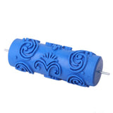 Maxbell 2pcs 5.9" Wall Painting Roller Home Decoration Machine Empaistic Flower Pattern