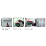 Maxbell Reusable DIY Wall Decoration Painting Machine + 3 Flower Pattern Roller Brushe