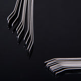 Maxbell 4x 10pcs 4-size 3mm- 7mm Blank Plain DIY Headbands Hair Band accessory