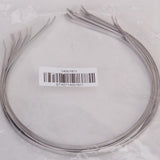 Maxbell 4x 10pcs 4-size 3mm- 7mm Blank Plain DIY Headbands Hair Band accessory