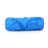 Maxbell 2pcs 5.9" Wall Painting Roller Home Decoration Machine Empaistic Flower Pattern
