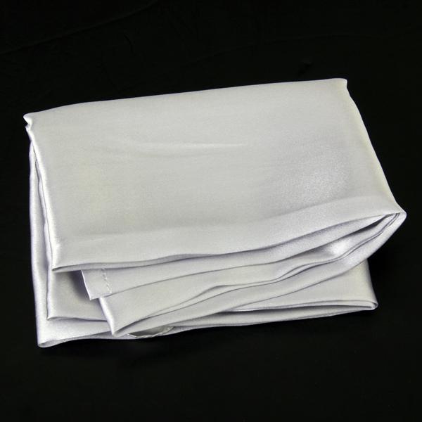 Maxbell Maxbell 100% Silk Fashion Soft Pillow Cover for Beauty of Hair and Face Soft Gift -Silver Gray