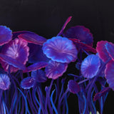 Maxbell 18cm Plastic Aquarium Plants Ornament for Fish Tank - Fuschia+3Pcs Plastic Aquarium Plants Ornament for Fish Tank+3 PCS Simulation Aquatic Plastic Plants Aquarium Ornament Decorations -Purple