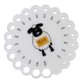 Maxbell 6xKnitting Knit Needle Gauge Ruler Measure