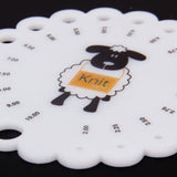 Maxbell 20xKnitting Knit Needle Gauge Ruler Measure