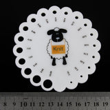 Maxbell 36xKnitting Knit Needle Gauge Ruler Measure