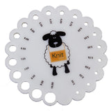 Maxbell 16xKnitting Knit Needle Gauge Ruler Measure