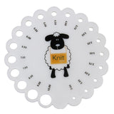 Maxbell 14xKnitting Knit Needle Gauge Ruler Measure