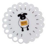 Maxbell 6xKnitting Knit Needle Gauge Ruler Measure