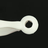 Maxbell 50x10pcs Curtain Rod Rings with Eyelet White