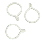 Maxbell 6x10pcs Curtain Rod Rings with Eyelet White