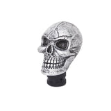 Maxbell Silver Aluminium Alloy Skull Universal Car Truck Manual Gear Shift Knob - Aladdin Shoppers