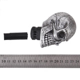 Maxbell Silver Aluminium Alloy Skull Universal Car Truck Manual Gear Shift Knob - Aladdin Shoppers