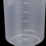 Maxbell 2pcs 250ml & 500mlPlastic Graduated Beaker Cup Mug for Kitchen Liquid Laboratory