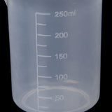 Maxbell 2pcs 250ml & 500mlPlastic Graduated Beaker Cup Mug for Kitchen Liquid Laboratory