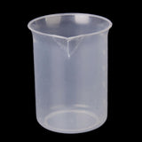 Maxbell 2pcs 250ml & 500mlPlastic Graduated Beaker Cup Mug for Kitchen Liquid Laboratory