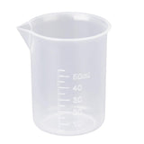 Maxbell 100ml & 50ml Plastic Kitchen Laboratory Test Measuring Graduated Beaker Cup