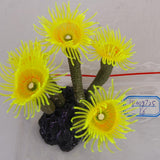 Maxbell 2x Artificial Fake Sea Anemone Coral Aquarium Fish Tank Ornament Decor