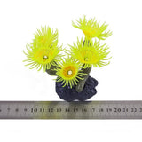 Maxbell 2x Artificial Fake Sea Anemone Coral Aquarium Fish Tank Ornament Decor