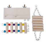 Maxbell Maxbell Set of 3pcs Hamster Mouse Ladder Swing Toy Set