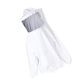 Maxbell White Beekeeping Bee Keeping Jacket Veil Suit Dress Smock+ Protective Gloves