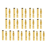 Maxbell 20x20 Pairs 2mm Gold-plated Banana Plug Motor Electronic Connector