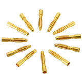 Maxbell 20 Pairs 2mm Gold-plated Banana Plug Motor Electronic Connector