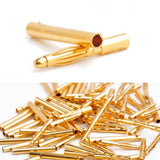 Maxbell 20x20 Pairs 2mm Gold-plated Banana Plug Motor Electronic Connector
