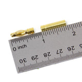 Maxbell 20 Pairs 4mm Gold-plated Banana Plug Motor Electronic Connector