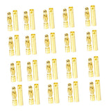 Maxbell 20 Pairs 4mm Gold-plated Banana Plug Motor Electronic Connector