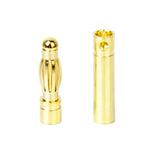 Maxbell 20 Pairs 4mm Gold-plated Banana Plug Motor Electronic Connector