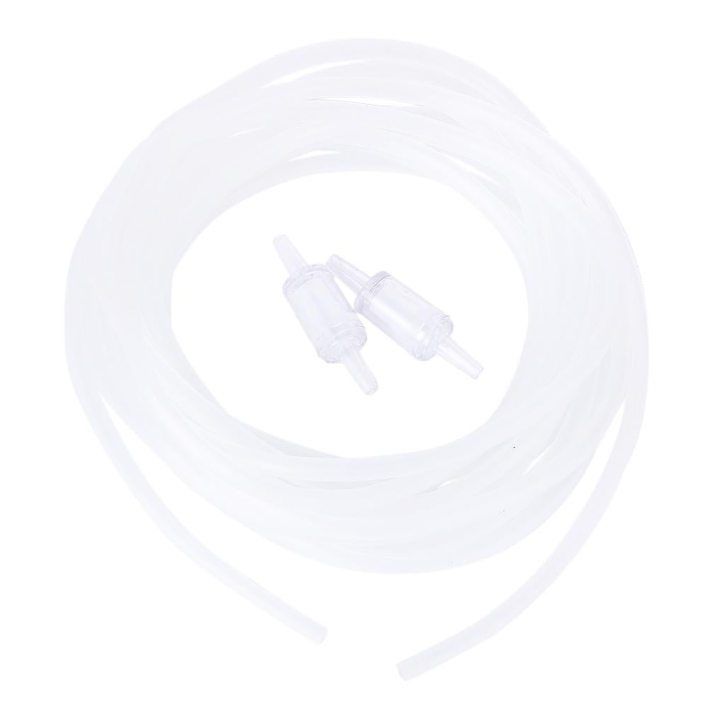 Maxbell Maxbell Set Of Plastic Durable Washable Pipe + Check Valve Aquarium Fish Tank Supplies 5m
