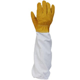 Maxbell 1 Pair Beekeeping Goatskin Gloves + Bee Keeping Stainless Steel Uncapping Fork