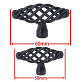 Maxbell 5pcs Twist Bird Cage Spiral Wardrobe Cabinet Cupboard Door Drawer Handle Knob