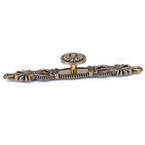 Maxbell 2x 165mm Antique Bronze Flower Cupboard Cabinet Drawer Wardrobe Door Pull Handle