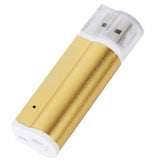 Maxbell Mini Golden 4 Ports USB 2.0 SD/MMC/RS MMC/Mini SD /TF All in one Memory Card Reader