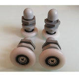 Maxbell 7x4 X Replacement Shower Door Roller Wheel Runner Diameter 27mm