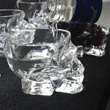 Maxbell 2x 73ml Crystal Skull Head Vodka Drinking Wine Glassware Cup for Home Bar Party