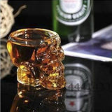 Maxbell 2x 73ml Crystal Skull Head Vodka Drinking Wine Glassware Cup for Home Bar Party
