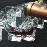 Maxbell 2x 73ml Crystal Skull Head Vodka Drinking Wine Glassware Cup for Home Bar Party
