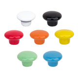 Maxbell 5 x Blue Round Ceramic Kitchen Cabinet Cupboard Handles Pull Knobs