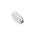 Maxbell 4x100 Pcs Ball Chain Connectors Clasp-Fit 2.4mm - Silver