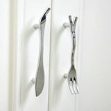 Maxbell Creative Fork/Knife Kitchen Cabinet Cupboard Wardrobe Pull Handle Knob 2Pcs
