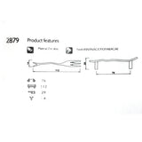 Maxbell Creative Fork/Knife Kitchen Cabinet Cupboard Wardrobe Pull Handle Knob 2Pcs