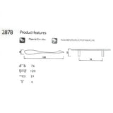 Maxbell Creative Fork/Knife Kitchen Cabinet Cupboard Wardrobe Pull Handle Knob 2Pcs