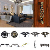 Maxbell 50Pcs Spiral Cage Design Kitchen Cabinet Cupboard Handles Knob Dia.3.4cm